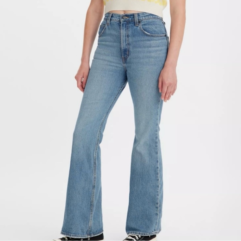 Levi's Light Blue Flare Jeans